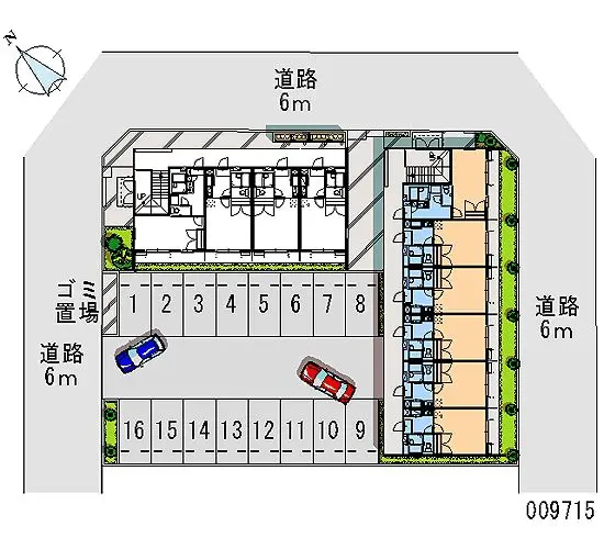 ★手数料０円★鶴ヶ島市松ヶ丘　月極駐車場（LP）